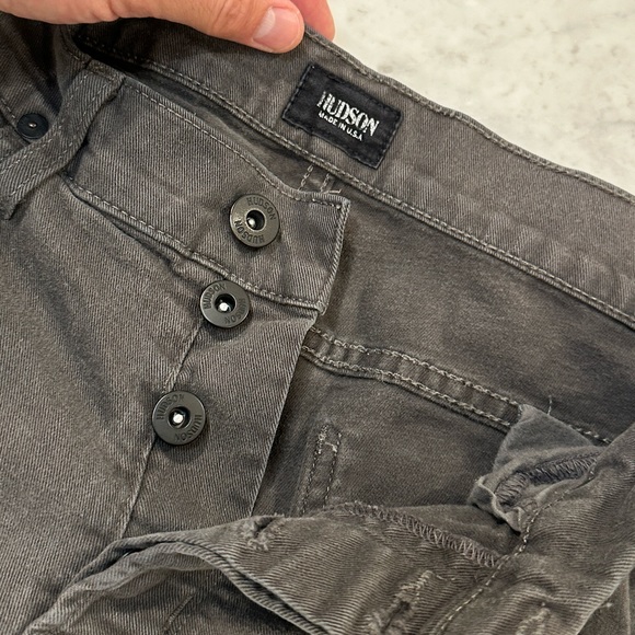 Hudson Byron FIVE Pocket Jeans Straight, gently used Grey - Picture 6 of 7